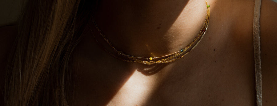 Sustainable necklaces - slow fashion statement jewelry - shop online